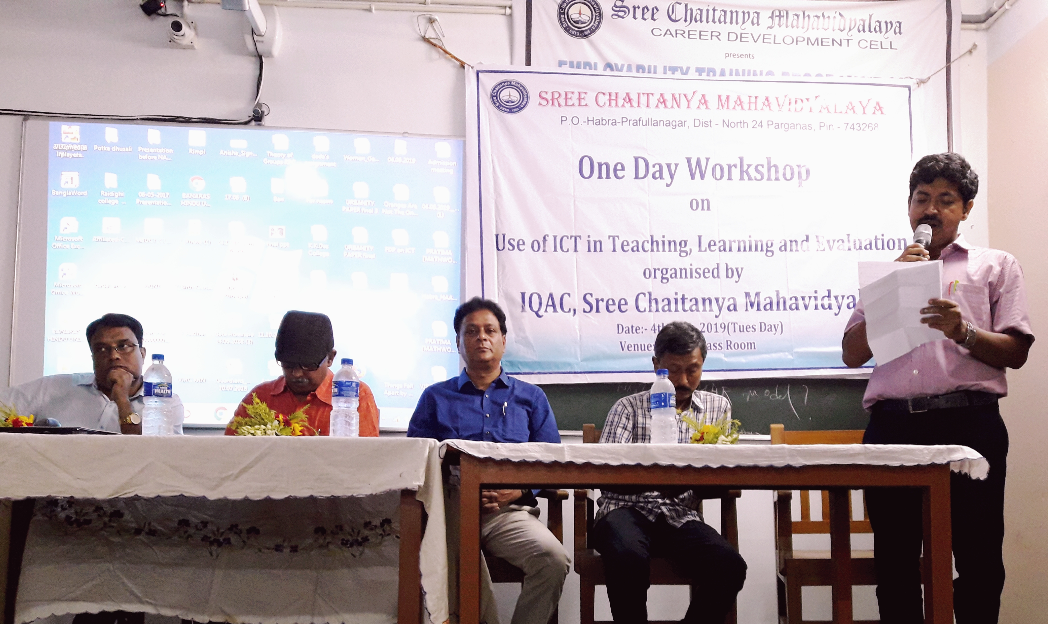 One Day Workshop on ICT Based Teaching, Learning and Evalution Organized By IQAC, SCM, 04-06-2019
